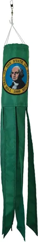 Miniatura 16 de In the Breeze 5110 Virginia State Flag Windsock, 18 pulgadas