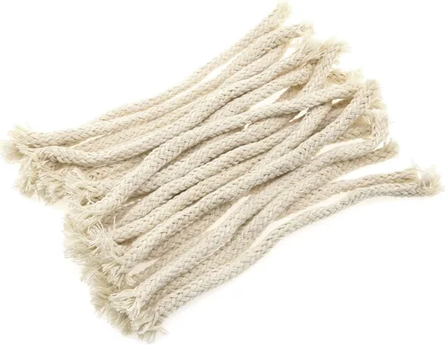 AYLIFU - Paquete de 20 mechas de algodón para lámparas de aceite de 1/4 pulgadas x 5.9 in para quemadores de velas | Pure Cotton,Round Candle
