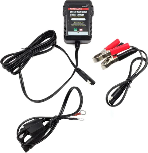 Cargador automático de batería inteligente | Monitorizar/mantener/almacenamiento de flotador/goteo | motocicleta, automóvil, ATV, marina, deportes