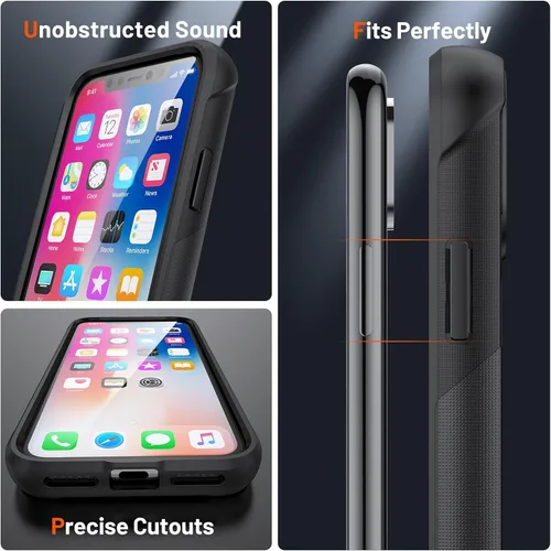 Miniatura 271 de Jeylly Funda para iPhone SE/Funda para iPhone 5S, Exterior de Plástico Duro que Absorbe Golpes + Interior de Silicona de Goma Defensor contra