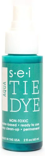 Miniatura 25 de S.E.I. Botella de spray de teñido anudado de caléndula: 2 oz. Spray de tinte de tela no tóxico, tinte permanente para ropa DIY, One Step