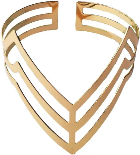 Miniatura 3 de octchoco Fashion Oro Swirl Upper Arm Cuff Armlet ajustable atractivo abierto Bangle Pulsera