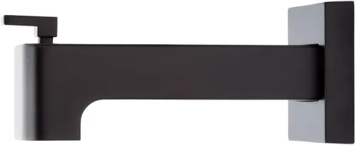 Miniatura 6 de Signature Hardware 449813 Hibiscus - Boquilla desviadora integrada de 7-11/16", negro mate, latón