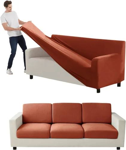 Miniatura 147 de Funda para Sofá de Terciopelo, Fundas Elásticas para Sofá para Funda Principal Separada/Respaldos y Cojines de Asiento, Funda para Sofá, para Fundas