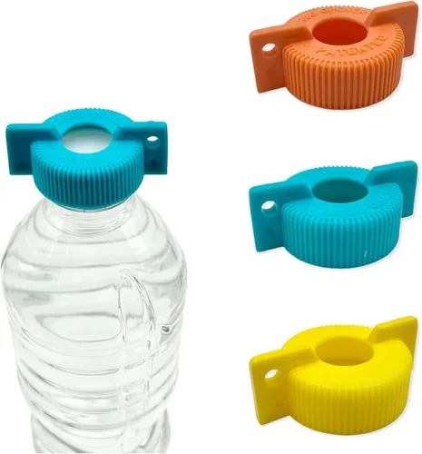 Paquete de 3 abridores de botellas de agua ERGO OPENER | Para personas que sufren de artritis, ancianos, personas mayores, manos débiles |