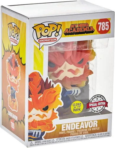 Miniatura 4 de Funko Pop! Animación: My Hero Academia - Endeavor (brilla en la oscuridad), exclusivo de Amazon