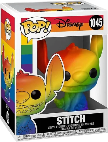 Miniatura 2 de Funko POP Disney: Pride - Stitch (Arcoiris), multicolor, estándar