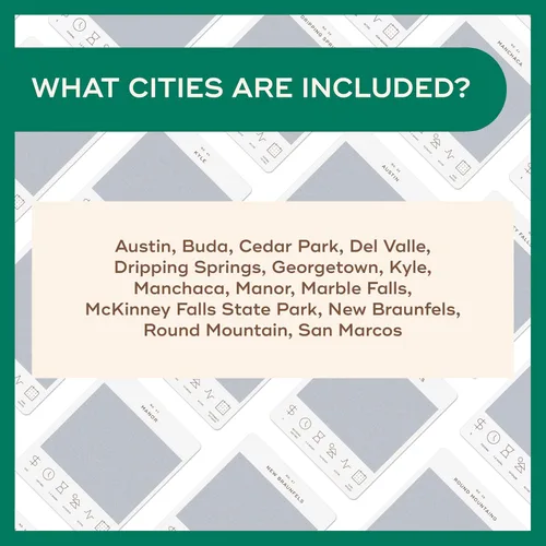 Miniatura 6 de Reach International Outfitters Lista de Aventuras de Austin - 50 Tarjetas para Raspar para Actividades al Aire Libre, Atracciones Turísticas y Guía