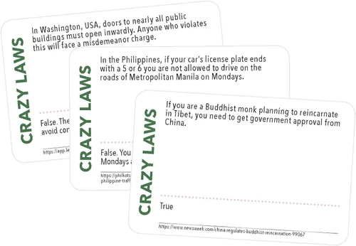 Miniatura 2 de Tactic Games: Crazy Laws - Juego de cartas - Edad 16+