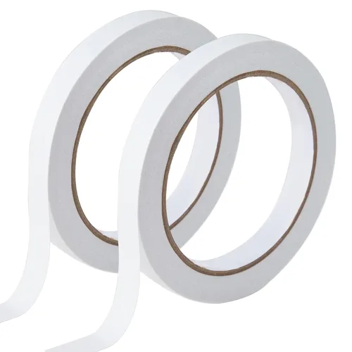 Miniatura 7 de 1" 2 rollos de cinta adhesiva de doble cara para manualidades, bricolaje, artesanías, fotografía, álbumes de recortes, creación de tarjetas