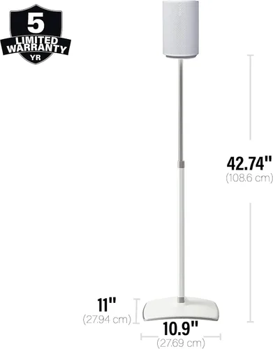 Miniatura 5 de SANUS Soporte de altavoz de altura ajustable