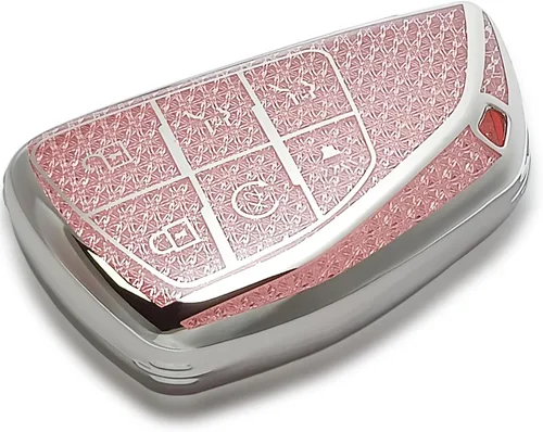 Funda para llavero compatible con GMC Yukon Chevy Chevrolet Suburban Tahoe GM Buick 2021 2022 2023 2024 2025, 6 botones, cristal brillante,