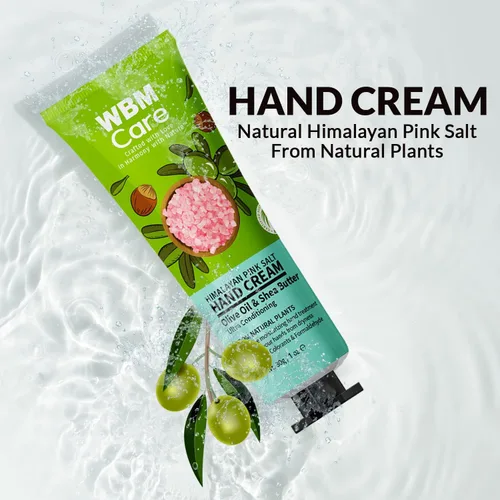 Miniatura 2 de Natural Solution Crema de manos, hidratante y acondicionadora, rica en sal rosa del Himalaya, hidratante con aceite de oliva y manteca de karité