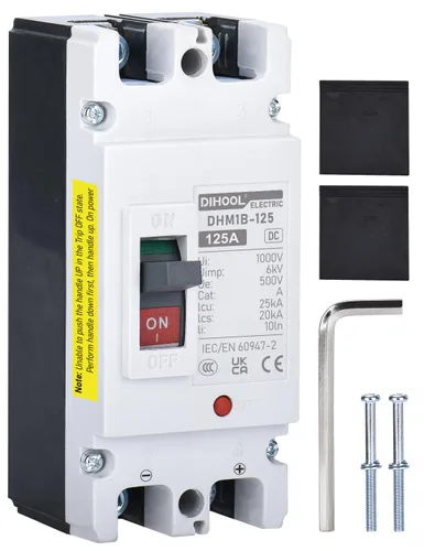 Miniatura 14 de DIHOOL Interruptor Principal de 100 Amperios CC, Interruptor de Desconexión de Batería de 500V, Interruptor Maestro para Motor de Arrastre de Barco