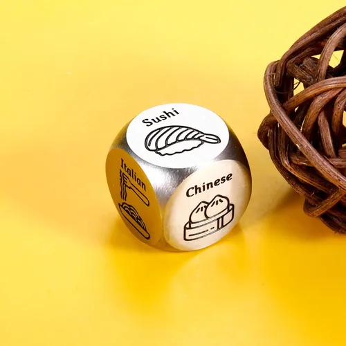 Miniatura 9 de Regalos divertidos para él, su novio, novia, regalo de abucheo, dados de decisión de comida nocturna, aniversario, boda, regalos para hombres