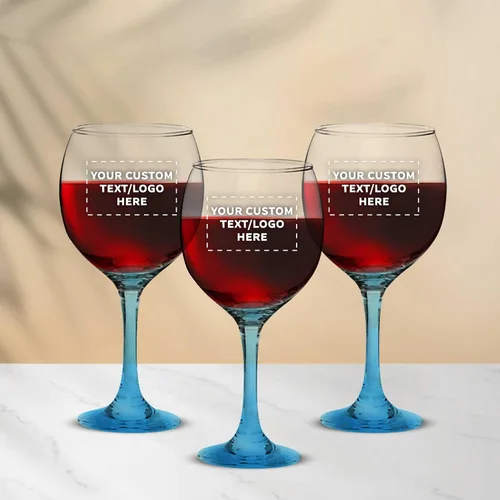 Miniatura 8 de Juego de copas de vino personalizadas para boda Premiere de 20.5 onzas, paquete a granel personalizado, cristalería de restaurante, perfectas