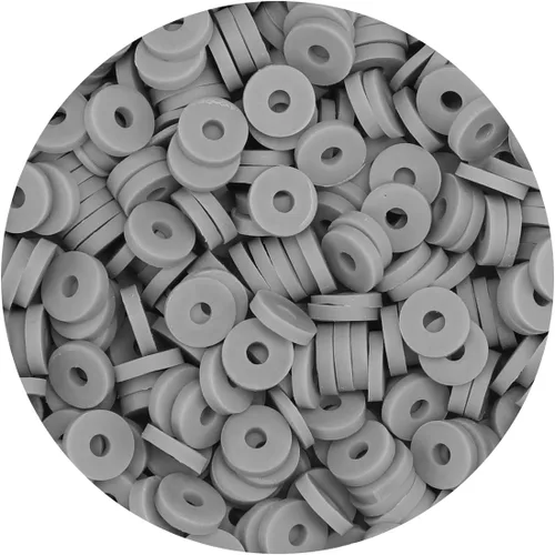 Miniatura 14 de Bundooraking - 2000 piezas Cuentas de arcilla verde (6 mm) para hacer joyas, cuentas Heishi para pulseras, collares y aretes, accesorios