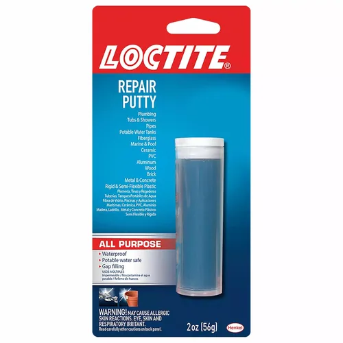 Loctite Masilla epoxi de reparación multiusos, palo de 2 onzas, paquete de 6