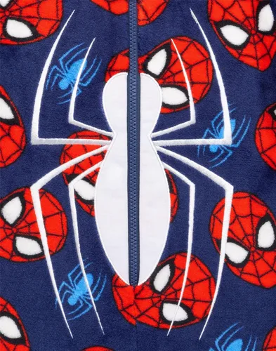 Miniatura 7 de Marvel Spider-Man - Mameluco de superhéroe para niños, Azul
