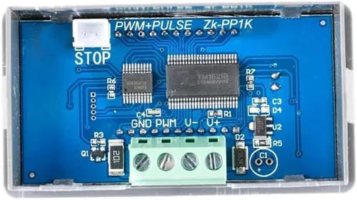 Miniatura 4 de Generador de señal ZK-PP1K Onda cuadrada Modo dual LCD PWM Pulso Frecuencia Ciclo de trabajo Módulo ajustable 1 canal 1Hz-150KHz