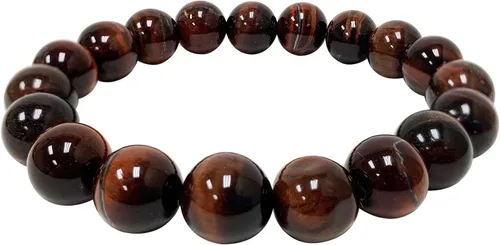 Miniatura 61 de Gem Avenue Handmade Round Bead Stretch Bracelet Unisex Natural Stone Beaded Jewelry for Men & Women, Elastic Wristband for Daily Wear