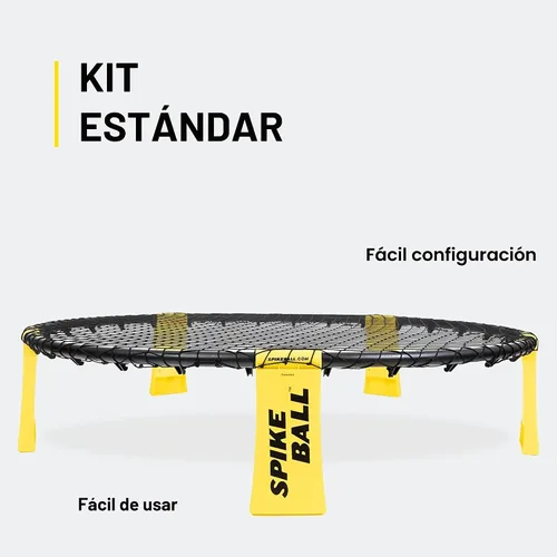 Miniatura 3 de Spikeball El kit original de 1 pelota - Juego de juegos al aire libre, patio y camping - Incluye pelota, red, bolsa con cordón y libro de reglas
