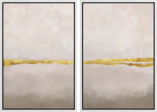Miniatura 122 de MUDECOR Lienzo enmarcado para pared, bosque brumoso, reflejos, paisaje tranquilo, ilustraciones modernas, arte decorativo, bohemio, tranquilo/zen