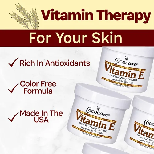 Miniatura 5 de Cococare Crema hidratante de fórmula súper rica con vitamina E - Hidratante de piel de alta potencia - 4 onzas