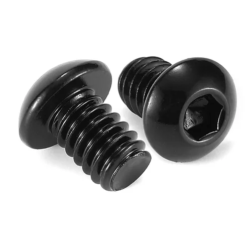 Miniatura 19 de Tornillos de cabeza de botón de 1/4-20 x 3/4 pulgadas, 20 tornillos de acero inoxidable 304 18-8, unidad hexagonal Allen, óxido negro por SG TZH