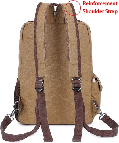 Miniatura 3 de Mygreen bolsa cruzada de lona, mochila de viaje