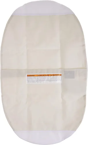 Miniatura 3 de 4moms mamaRoo - Funda impermeable para colchón de cuna, color blanco
