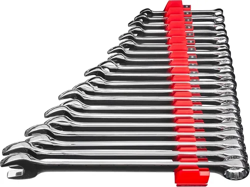 Miniatura 4 de Ernst Manufacturing Wrench Pro - Organizador modular de llaves para 20 herramientas con base magnética (rojo) - Fabricado en los Estados Unidos