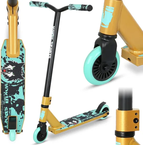 Miniatura 9 de Patinete Pro Trick, scooters de acrobacias de nivel básico para niños de 6 años en adelante, scooter completo de aluminio y ligero BMX Freestyle