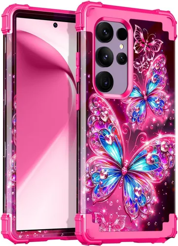 Miniatura 26 de Casetego Funda para Galaxy A16 5G, Tres Capas de Alta Resistencia Robusta a Prueba de Golpes, Protección Completa Rugosa de PC Duro + Parachoques