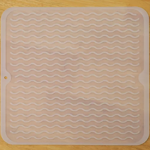 Miniatura 79 de MicoYang Alfombrilla de silicona para secado de platos para múltiples usos, fácil de limpiar, ecológica, resistente al calor, alfombrilla