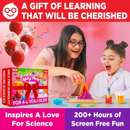 Miniatura 7 de Doctor Jupiter Set de Regalo Científico Primero para Niñas de 4+ Set de Kit Científico Primero para Niñas y Kit Científico Increíble Ideas