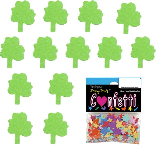 Miniatura 3 de Confeti Shamrock 1/4" Verde - Paquete al por menor #9075 QS0