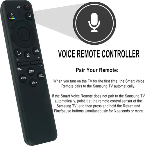 Miniatura 3 de Allimity Reemplazo remoto por voz BN59-01432A para modelos 2023 Samsung Smart TVs LS03CB Q70C QN85CD CU7000 QN90C QN85C Q70C Q60C Series TVs