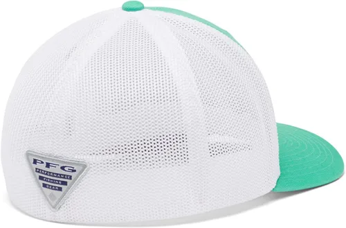 Miniatura 892 de Columbia - Gorra de malla con bandera con árboles unisex para adultos, corona alta