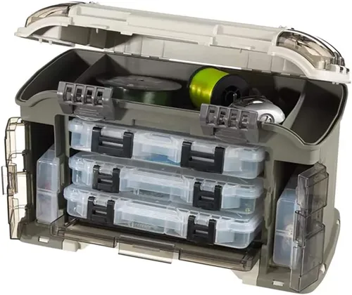 Miniatura 2 de Plano Elite Series Ultimate - Sistema de aparejos en ángulo, grafito y arenisca, incluye 6 cajas de utilidad StowAway, almacenamiento de aparejos