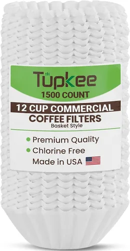 Miniatura 9 de Filtros de café grandes de 12 tazas, 9.75 x 4.25 pulgadas, 500 unidades, paredes altas para evitar el desbordamiento del suelo, compatibles