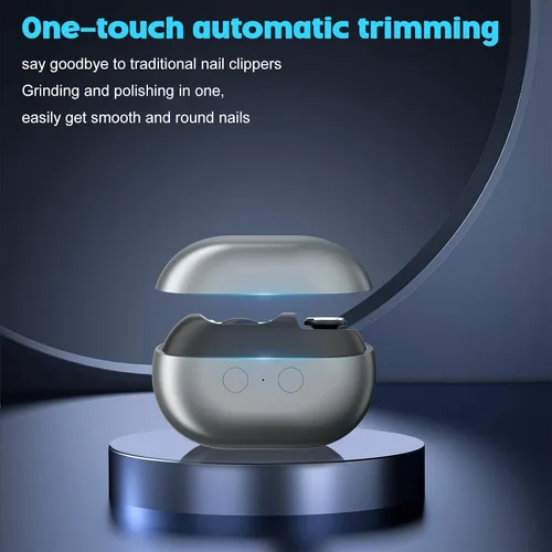 Miniatura 2 de Fanyil easyclip - Cortaúñas inteligente para personas mayores, herramienta eléctrica de cuidado de uñas con luz LED, recortadora de uñas sin dolor