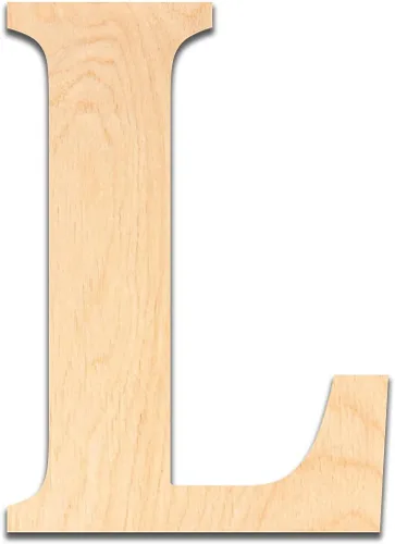 Miniatura 20 de Ampersand - Letras de madera de 6 pulgadas de alto, abedul báltico de 1/4 de pulgada de grosor, decoración de bricolaje pintable, letreros