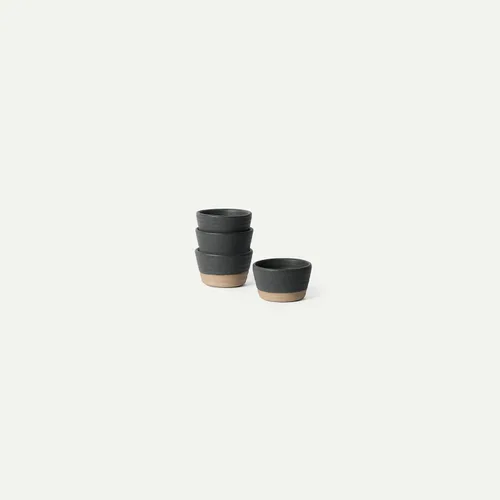 Miniatura 12 de Mora Juego de 4 Mini Ramekins, Platos de Cerámica para Hornear de 8 onzas - Aptos para Microondas, Horno y Lavavajillas - Pimienta Negra peppercorn