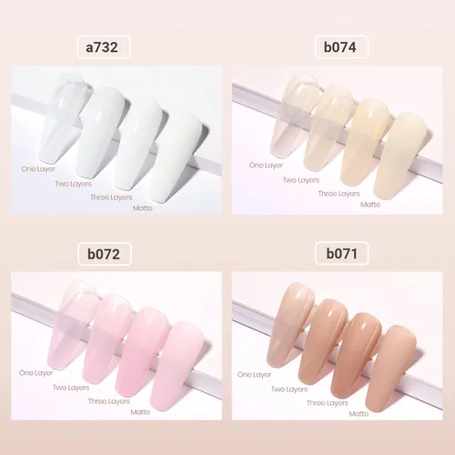 Miniatura 53 de Beetles - Esmalte de uñas de gel rosa claro, 0.5 fl oz, color rosa bebé, esmalte de gel que se absorbe con luz UV LED, arte de uñas de verano, salón