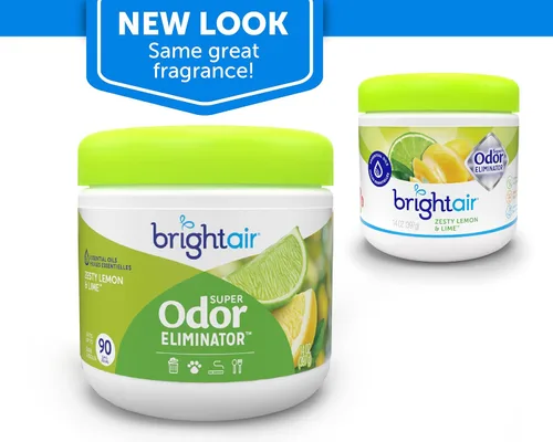 Miniatura 5 de Bright Air 14 oz. Eliminador de Super Olores, Para Espacios Medianos, Aroma de Limón y Lima Picante, Caja de 6, Ambientador, Aceites Esenciales