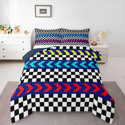 Miniatura 42 de Feelyou Juego de ropa de cama de camión de bomberos, edredón de coche de bomberos y policía para decoración de habitación de niños, tamaño Multi D05