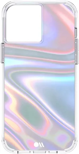 Miniatura 17 de Case-Mate Funda para iPhone 13 Pro Max para mujeres [protección contra caídas de 10 pies] [carga inalámbrica] Funda transparente cristalina