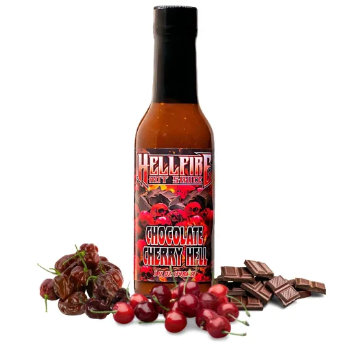 Miniatura 10 de Salsa picante Hellfire Blueberry Hell con pimientos Carolina Reaper, Gourmet, galardonada salsa picante a base de frutas, 5 onzas