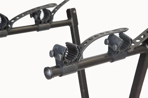 Miniatura 5 de Heininger Advantage Portabicicletas V-Rack para 2 bicicletas, remolque mientras transportas, cable bloqueable incluido, diseño compacto y plegable